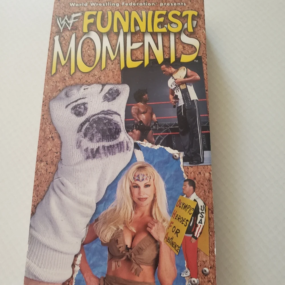 Vintage: WWF Funniest Moments VHS.
